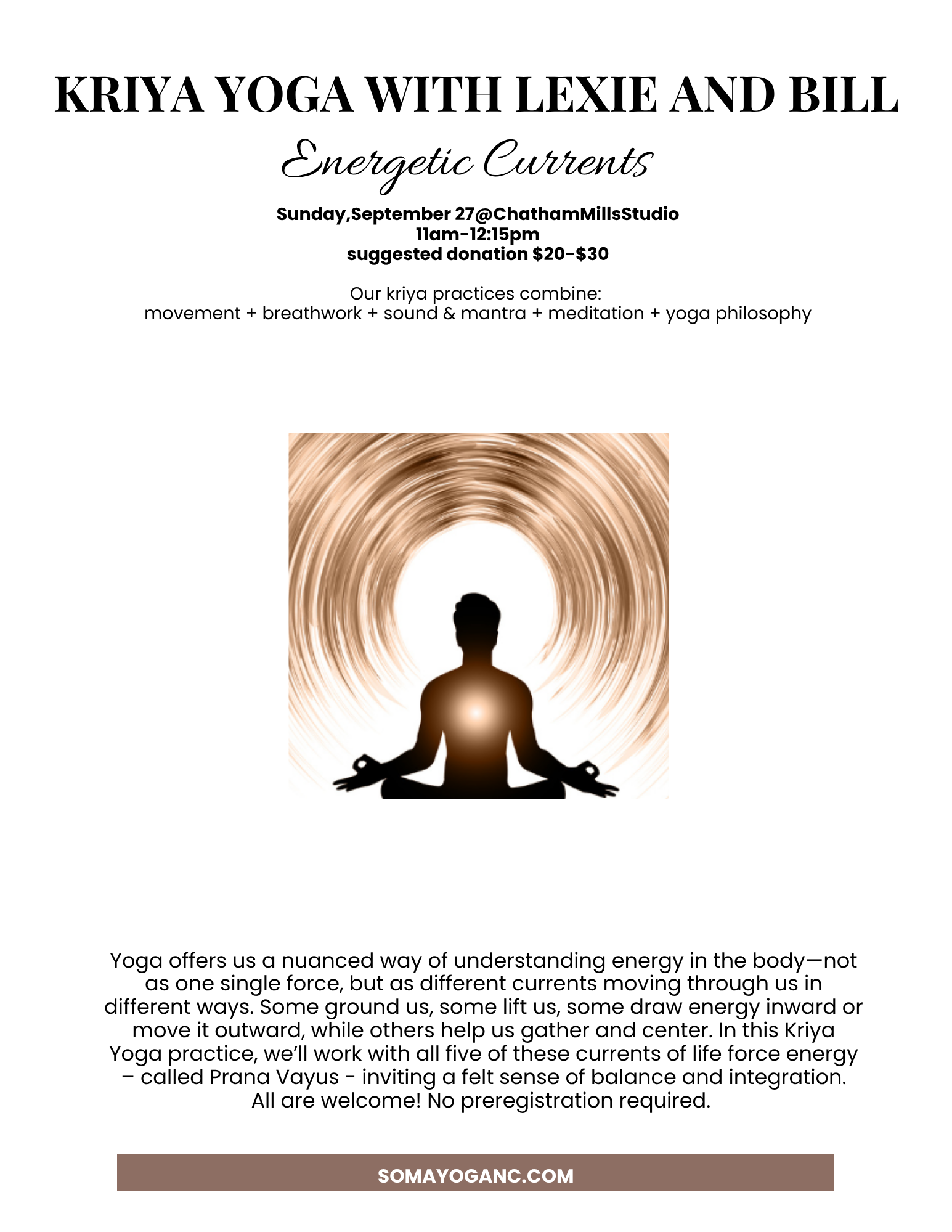 Energetic Currents Flyer